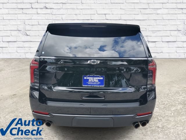 2025 Chevrolet Tahoe — rear three-quarter view