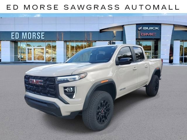 2026 GMC Canyon Elevation in Coastal Dune — front three-quarter view