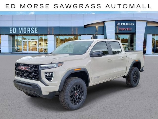 2026 GMC Canyon Elevation in Coastal Dune — front three-quarter view