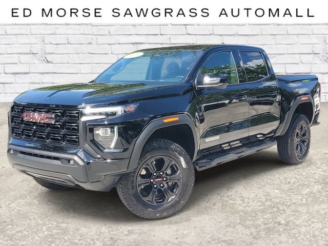 2024 GMC Canyon Elevation in Onyx Black — front three-quarter view