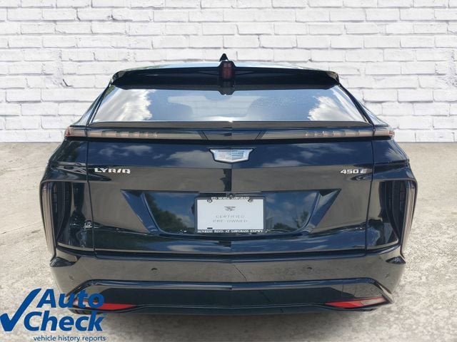 2024 Cadillac LYRIQ — rear three-quarter view