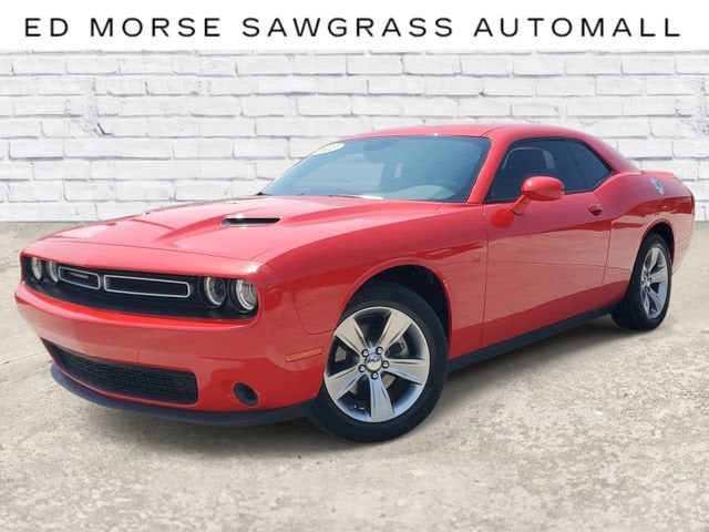 2022 Dodge Challenger SXT in Red — front three-quarter view