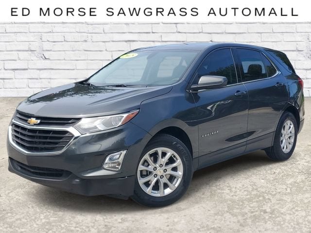 2018 Chevrolet Equinox LT in Nightfall Gray Metallic — front three-quarter view