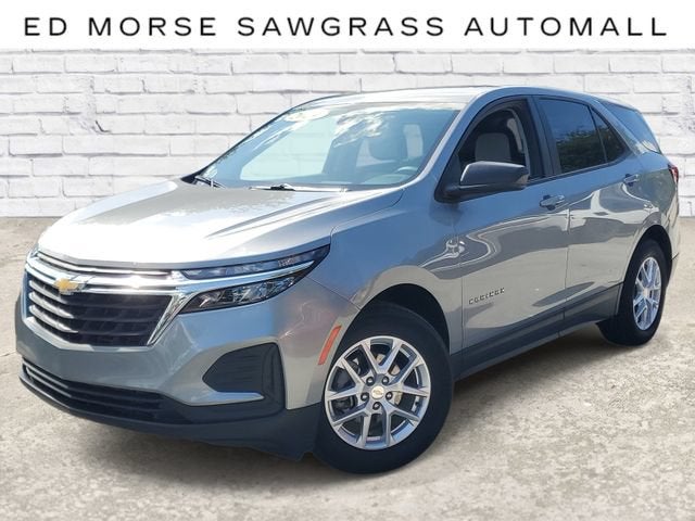2024 Chevrolet Equinox LS in Sterling Gray Metallic — front three-quarter view