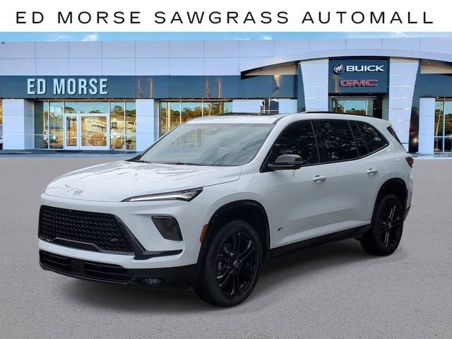2026 Buick Enclave Sport Touring in Iridescent White Tricoat — front three-quarter view