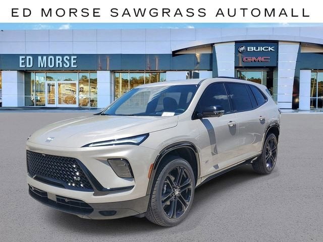 2026 Buick Enclave Sport Touring in Stone Metallic — front three-quarter view