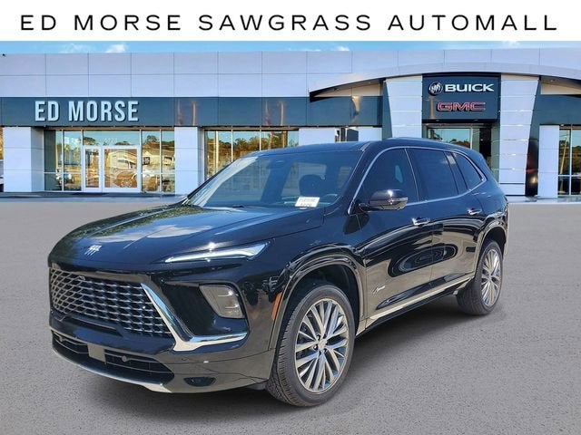 2026 Buick Enclave Avenir in Ebony Twilight Metallic — front three-quarter view