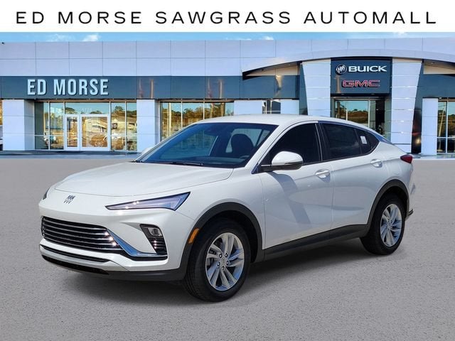 2026 Buick Envista Preferred in Summit White — front three-quarter view