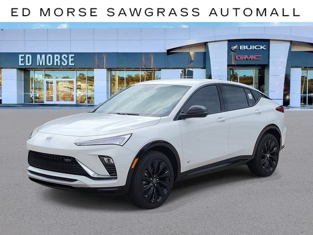 2026 Buick Envista Sport Touring in Summit White — front three-quarter view