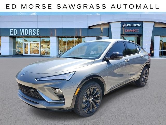 2026 Buick Envista Sport Touring in Moonstone Gray Metallic — front three-quarter view