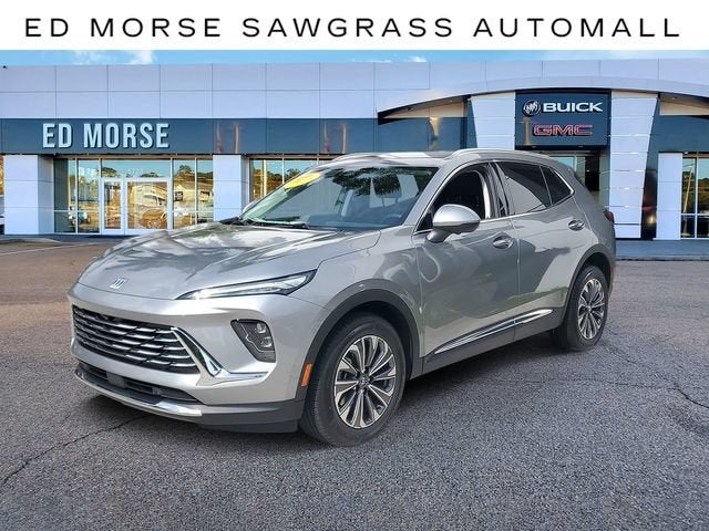 2026 Buick Envision Preferred in Moonstone Gray Metallic — front three-quarter view