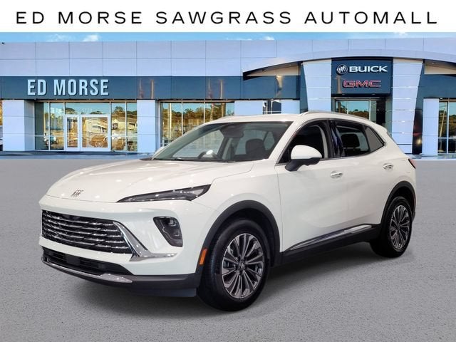 2026 Buick Envision Preferred in Summit White — front three-quarter view